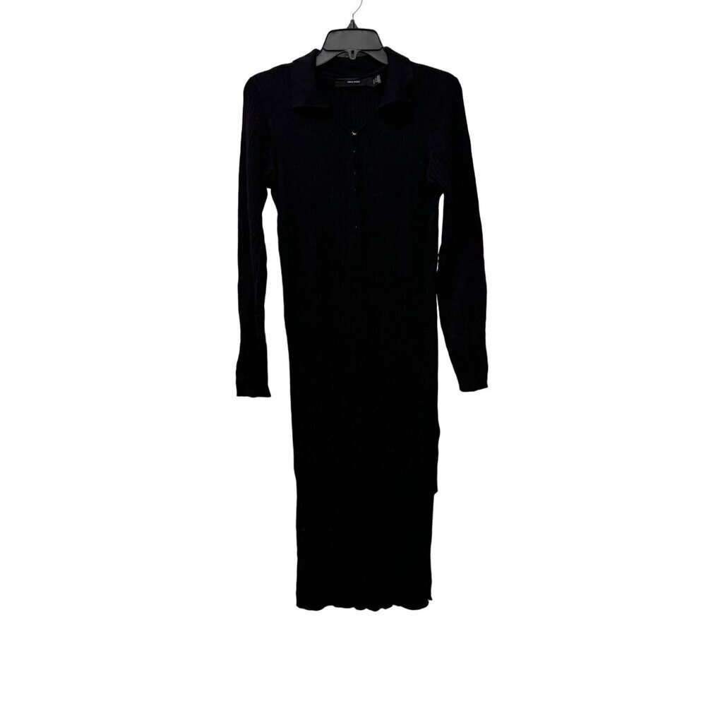 New VERO MODA Women's Size US M MILLA V-neck black Knit dress